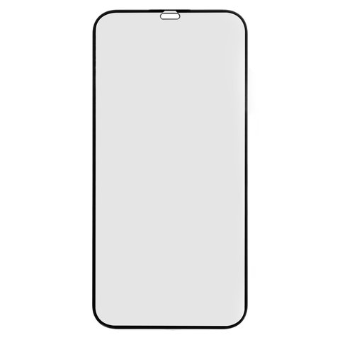 Захисне скло HD+ для Apple iPhone 12 Pro Max, 0,33 мм 9H, сумісне з чохлом, Full Glue, чорний Прев'ю 1