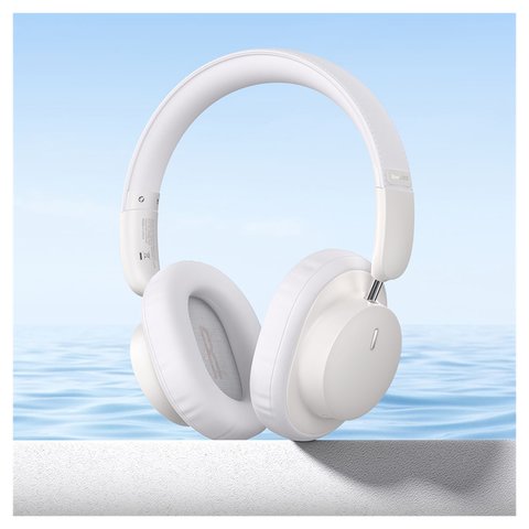 Наушники Baseus Bowie D03, белая, беспроводная, bluetooth 5.3, #NGTD030102 Превью 2