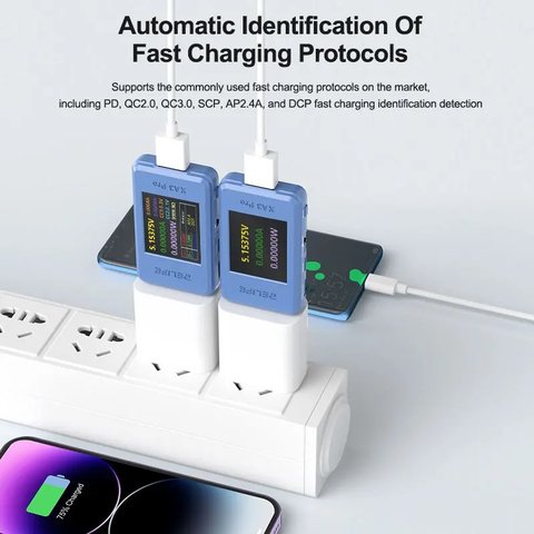 USB-тестер RELIFE XA3 Pro Прев'ю 3