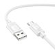 USB кабель Hoco X122, USB тип-C, USB тип-A, 100 см, 3 A, белый, #6942007662239 Превью 1