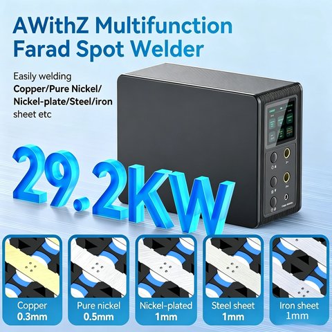 Аппарат точечной сварки AWithZ P60F, 29,2 кВт, з подвійною ручкою WP240 Превью 2