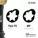 Зіркоподібна викрутка torx 2UUL SD87, IP17 Прев'ю 3