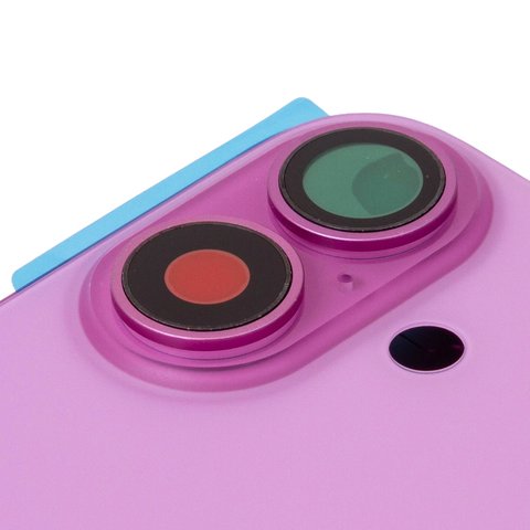 Housing compatible with iPhone 16, (pink, with SIM card holders, with side buttons, Original (PRC), EU version) Preview 1