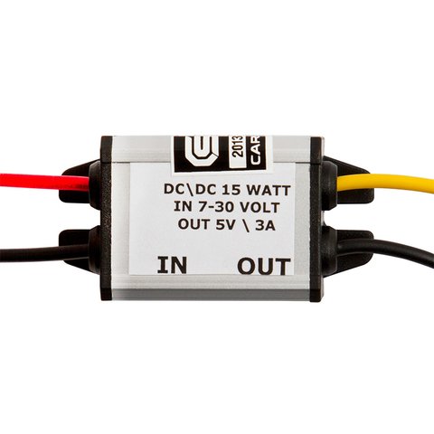 Inversor (convertidor) de voltaje de 7-30 V a 5 V para coche Vista previa  1