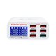 Adaptador de red Sunshine SS-304Q, 40 W, Quick Charge, Fast Charge, 6 puertos Vista previa  2