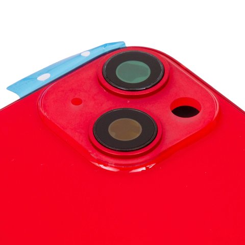 Carcasa puede usarse con iPhone 14, rojo, con botones laterales,  con sujetador de tarjeta SIM, Original (PRC), EU version Vista previa  1