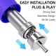 Boquilla para pistolas de aire Mechanic 861 Original, recta, 6in1, 4mm/5mm/6mm/8mm/10mm/12mm Vista previa  3