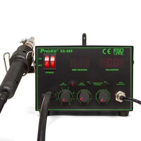Термоповітряна паяльна станція Pro'sKit SS-989B Прев'ю 1