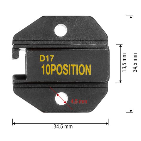 Матрица для кримпера Pro'sKit 1PK-3003D17 Превью 1