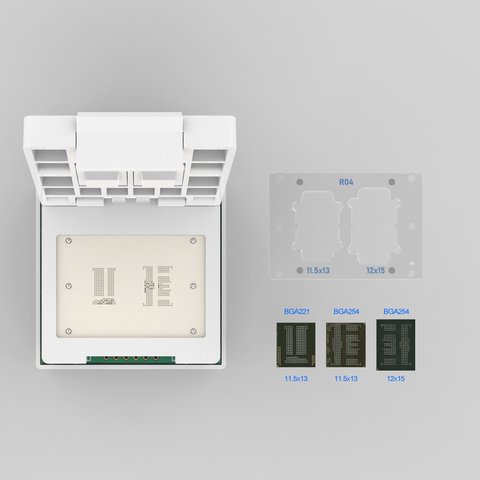 Покращена версія 2025 - Адаптер eMMC / eMCP BGA221 / BGA254 для UFI-Box Прев'ю 5
