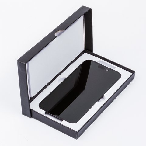 Дисплей для iPhone 15, черный, с рамкой, HC, (OLED), GX OEM hard Превью 2