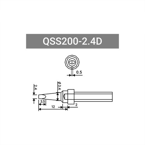 Паяльне жало Quick QSS200-2.4D Прев'ю 1