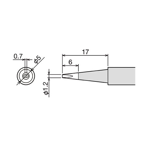 Паяльне жало Goot PX-60RT-1.2D Прев'ю 3
