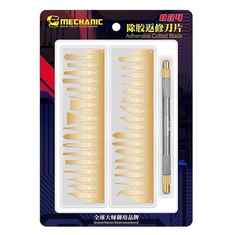 Набор скальпелей Mechanic 034,  для микросхем, 34 in 1 Превью 1