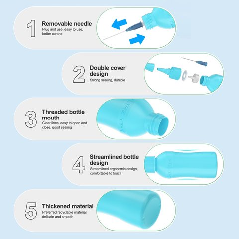 Емність для рідини з дозатором RELIFE TB1, 50 мл, синя Прев'ю 6