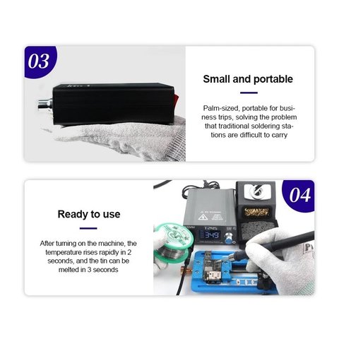 Паяльна станція GVM T245, цифрова, 130 Вт Прев'ю 8