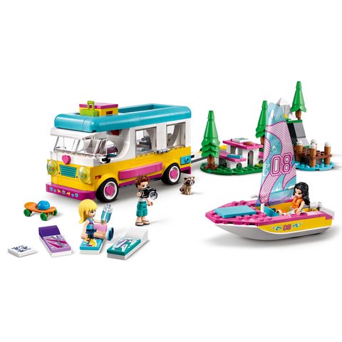 Конструктор LEGO Friends Лесной дом на колесах и яхта (41681) Превью 4