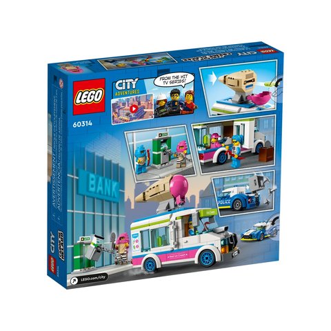 Конструктор LEGO City Полицейское преследование фургона с мороженым (60314) Превью 1